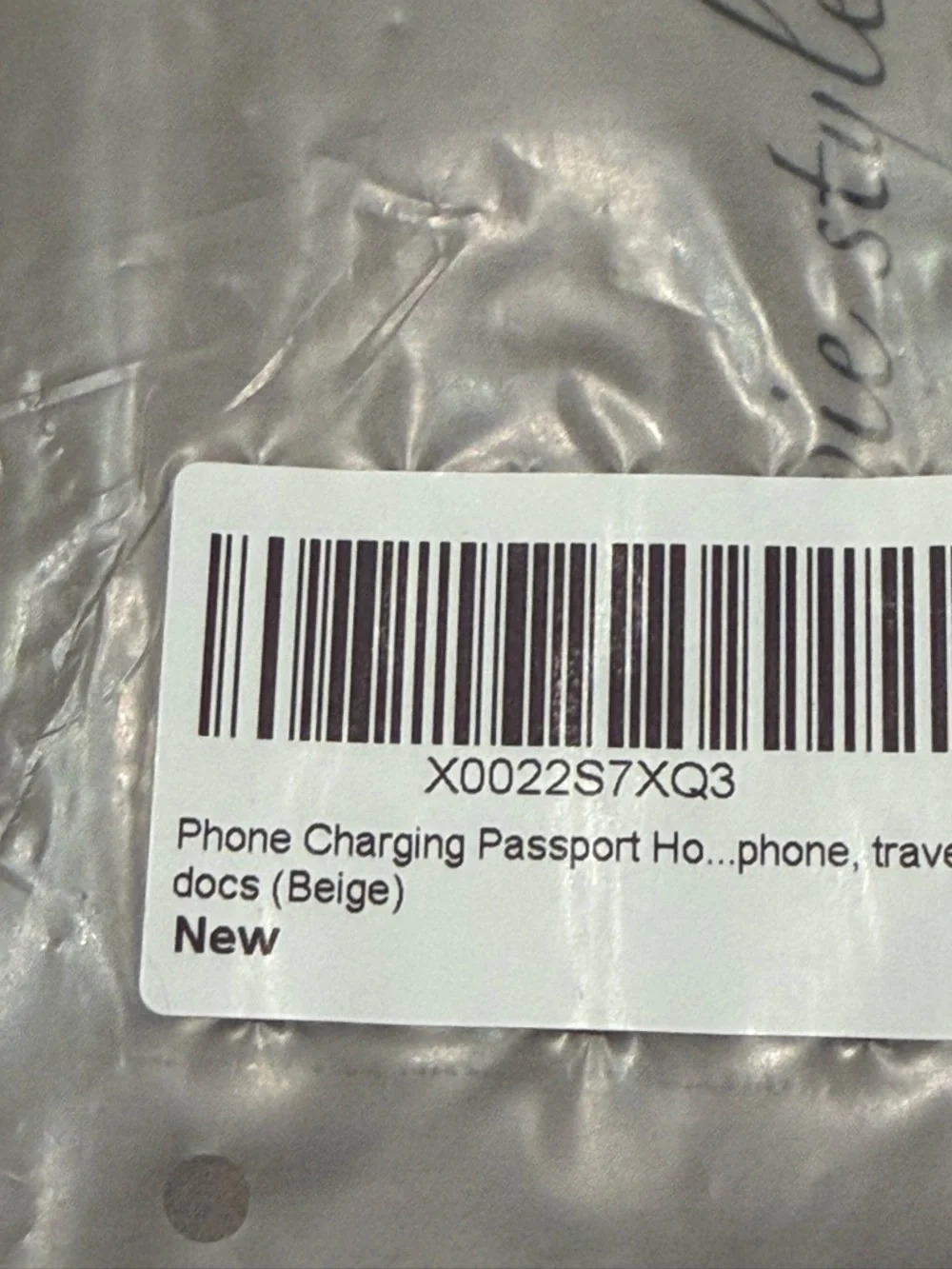 Tan Phone Charger & Passport Holder by Up and Away